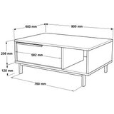 Hanah home ON19-SU oak living room furniture set | ePonuda.com