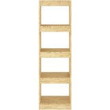 vidaXL knjižna omara za razdelitev prostora 40x30x135,5 cm borovina | Shoptok.si
