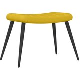  Stolica za opuštanje s osloncem za noge boja senfa baršunasta | shoptok.hr
