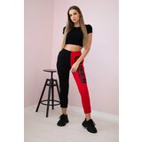 Kesi Women's sweatpants with QUEEN inscription red | shoptok.hr