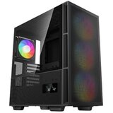 DeepCool CH560 digital atx kućište, dual status display, 3xLED 140mm +1x120mm, staklena strana,usb-c