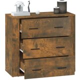  Komoda dimljeni hrast 80x33x70 cm inženirski les, (20654104) | Shoptok.si