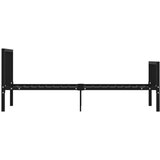  Za krevet crni metalni 100 x 200 cm | shoptok.hr