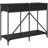  Konzolna stolica s ladicama Crni hrast 100 x 39 x 78,5 cm | shoptok.hr