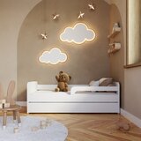 ELTAP Bela otroška postelja z letvenim dnom 80x160 cm Duuli – | Shoptok.si