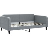  Dnevni krevet s pomoćnim ležajem i ladicama bez madraca svijetlosiva 100x190 cm | shoptok.hr