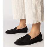 Gemre Black perforated eco-suede moccasins Stanila | shoptok.hr