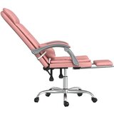  Masažni pisarniški stol roza umetno usnje, (21113810) | Shoptok.si