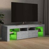 vidaXL TV omarica z LED lučkami betonsko siva 140x35x40 cm | Shoptok.si