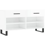 Klupa za cipele sjajna bijela 102x35x55 cm konstruirano drvo | Eponuda.ba