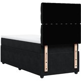Box spring krevet s madracem crni 90x200 cm baršunasti | shoptok.hr