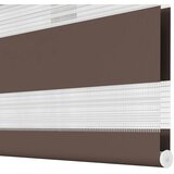 Zebra zavjesa 80,9x150 cm Širina tkanine 76,7 cm boje kave | shoptok.hr
