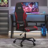  Gaming stol črno in vinsko rdeče umetno usnje | Shoptok.si