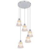 Rabalux hestia, visilica E14 5x40W, hrom | Eponuda.com