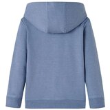 vidaXL Otroški pulover s kapuco moder melanž 116 | Shoptok.si