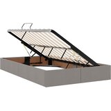  LED krevet za pohranu s madracem Sivosmeđa 120 x 200 cm Tkanina | Shoptok.si