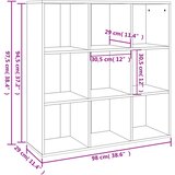 Ormarić za knjige boja dimljenog hrasta 98x29x97,5 cm | shoptok.hr