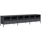 vidaXL TV omarica antracit 202x39x43,5 cm hladno valjano jeklo, (21829767)