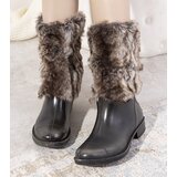 Gemre Gray ankle boots with fur Corrales | Shoptok.si