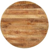 vidaXL Jedilna miza okrogla 100x100x75 cm robusten mangov les | Shoptok.si