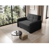 ELTAP Črna raztegljiva/s prostorom za shranjevanje sedežna garnitura iz šenilje 102 cm Laine – | Shoptok.si