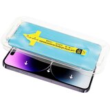 5D Full Glue Tempered Glass za iPhone 15 Pro crno + aplikator | shoptok.hr