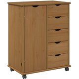  Mobilni ormar Medeno smeđa 63,5 x 39 x 79 cm Čvrsto borovo drvo | Eponuda.ba
