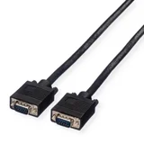 VGA priključni kabel VGA 15-polni vtič 6.00 m črna 11.99.5256 dvojno oklopljen\, lahko se privije VGA kabel, (20410791)