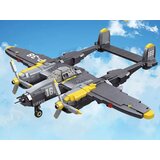  Konstrukcijske kocke borbeni zrakoplov P-38, 937 dijelova | shoptok.hr
