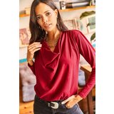 Olalook Blouse - Burgundy - Regular fit Cijene
