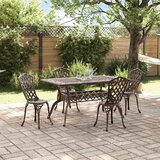  Vrtni set za objed 5 pcs Bronzana Aluminij | shoptok.hr