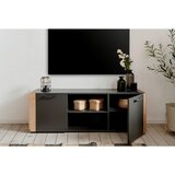 MID.YOU NIZKA OMARICA antracit, hrast artisan | Shoptok.si