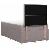  Boxspring krevet s madracem Sivosmeđa 120 x 200 cm Tkanina - Sivosmeđa 120 x 200 cm Dizajn linija | shoptok.hr