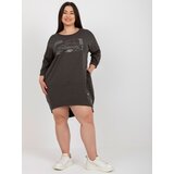RELEVANCE Tunic-RV-TU-7505.15-dark khaki | Shoptok.si