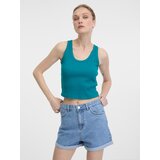 Orsay Turquoise women's crop tank top - Women's | shoptok.hr