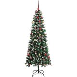 vidaXL Umestno božično drevo med 300 LED Zelena 86 x 86 x 210 cm | Shoptok.si