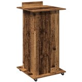  Predavalnica s kolesi iz starega lesa in inženirskega lesa, (22048565) | Shoptok.si