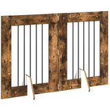  Vrata za pse z stojali 2 pcs Dimljen hrast 60 x 80 cm, (5000232735) | Shoptok.si