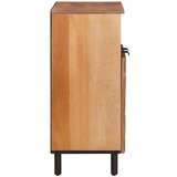  Kreveta Finš acacije smeđa 60 x 33 5 x 75 cm Čvrsto drvo manga | shoptok.hr