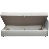 XORA LEŽALNIK, sivobela tekstil | Shoptok.si