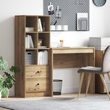 vidaXL Stol s pohranom Umjetni hrast Iverica | shoptok.hr