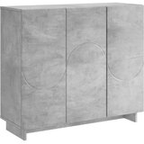  Komoda Betonska siva 85,5 x 31 x 75 cm Konstruirano drvo Slike