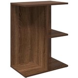 Maison Chic Nočna omarica - Nočna miza - Nočna mizica rjavi hrast 46,5x29x61 cm inženirski les, (21690496) | Shoptok.si