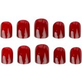 Nail HQ Square umetni nohti Deep Red 24 kos | Shoptok.si