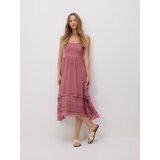 Reserved Pamučna haljina bez rukava - prljavoroza | shoptok.hr