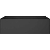  Vrtna saksija Crna 200 x 80 x 60 cm Čelična vrata | shoptok.hr