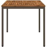  Stol za večeru u vrtu Prirodna i kava 80 x 80,5 x 75 cm | shoptok.hr