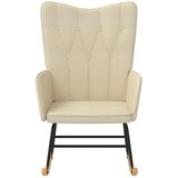  Stolica za ljuljanje od tkanine krem | shoptok.hr