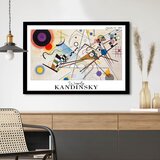 WALLXPERT 4262SYHKANDINSKY-002 Višenamenska Dekorativna Slika u Ram | Eponuda.com