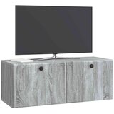 TV Omarica za TV, ki jo lahko montiraš na steno Siva Sonoma, (5000220616) | Shoptok.si